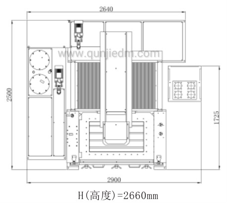 LN60占地面积示意图